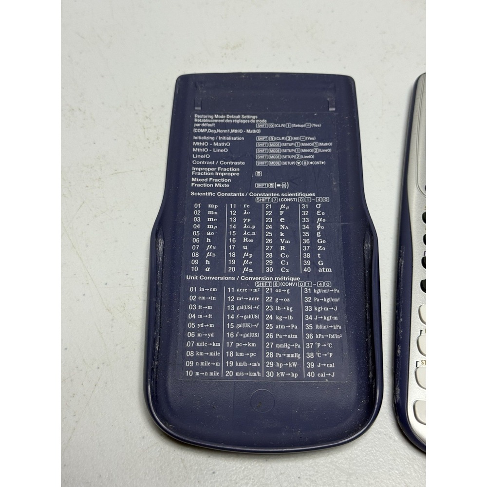 Calculator - Casio fx-115ES Plus Scientific Tested Working Two Way Power VPAM - Picture 4 of 6